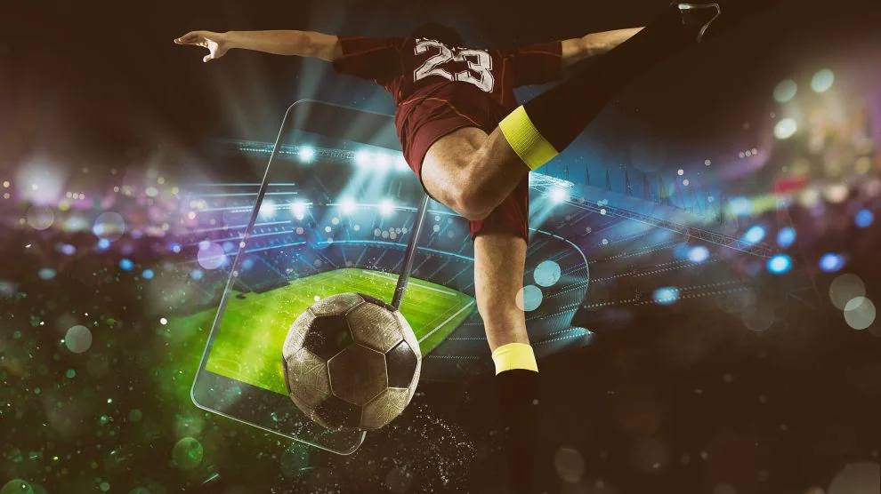 Tampilan olahraga RPVIP4 untuk menelusuri pertandingan mobile